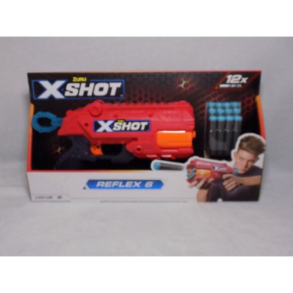 X-Shot Excel Double Reflex 6 Foam Dart Blaster with 16 Darts Multicolor - Picture 1 of 8